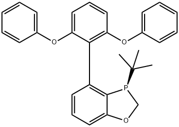 (R)-3-(叔丁基)-4-(2,6-二苯氧基苯基)-2,3-二氢苯并[D][1,3]氧杂磷杂环戊烯 结构式