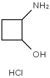 2-AMINOCYCLOBUTAN-1-OL HYDROCHLORIDE, MIXTURE OF DIASTEREOMERS 结构式