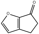 4,5-二氢-6H-环戊二烯并[B]呋喃-6-酮 结构式