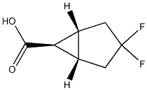 (1R,5S,6r)-3,3-difluorobicyclo[3.1.0]hexane-6-carboxylic acid 结构式