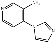 4-(1H-咪唑-1-基)吡啶-3-胺 结构式