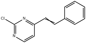 2-Chloro-4-styryl-pyrimidine 结构式