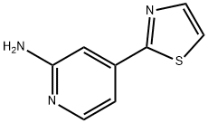 2-Amino-4-(thiazol-2-yl)pyridine 结构式