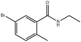 5-溴-N-乙基-2-甲基苯甲酰胺 结构式