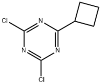 2,4-Dichloro-6-cyclobutyl-1,3,5-triazine 结构式