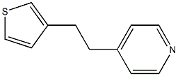4-[2-(thiophen-3-yl)ethyl]pyridine 结构式