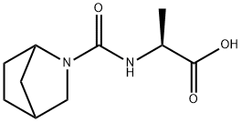 (2S)-2-({2-azabicyclo[2.2.1]heptane-2-carbonyl}amino)propanoic acid 结构式