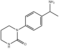 1-[4-(1-氨基乙基)苯基]-1,3-重氮基己环-2-酮 结构式