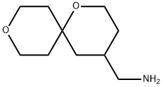 (1,9-二氧螺[5.5]十一烷-4-基)甲胺 结构式