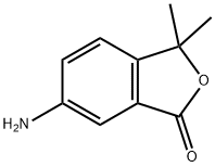 6-氨基-3,3-二甲基异苯并呋喃-1(3H)-酮 结构式