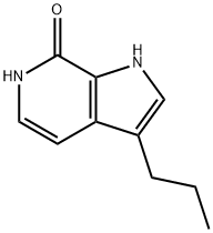 3-Propyl-1H-pyrrolo[2,3-c]pyridin-7(6H)-one 结构式