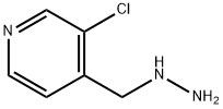 3-氯-4-(肼基甲基)吡啶 结构式