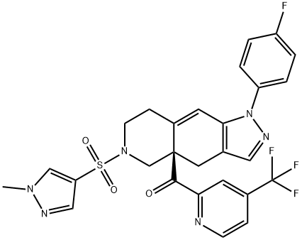 RELACORILANT 结构式