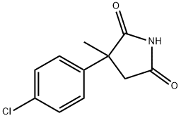 3-(4-氯苯基)-3-甲基吡咯烷-2,5-二酮 结构式