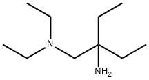 (2-氨基-2-乙基丁基)二乙基胺 结构式
