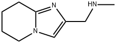 {5H,6H,7H,8H-imidazo[1,2-a]pyridin-2-ylmethyl}(methyl)amine 结构式