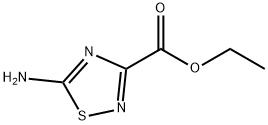 ethyl 5-amino-1,2,4-thiadiazole-3-carboxylate 结构式