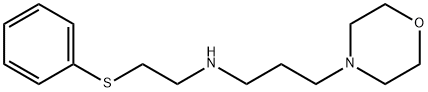 3-Morpholino-N-(2-(phenylthio)ethyl)propan-1-amine 结构式