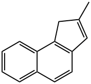 2-甲基-1H-苯并[E]茚 结构式