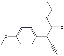 ethyl 2-cyano-2-(4-methoxyphenyl)acetate 结构式