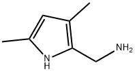 2-(Aminomethyl)-3,5-dimethylpyrrole 结构式