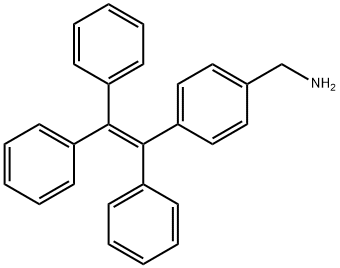 [1-(4-氨甲基苯基) -1,1,2-三苯基]乙烯 结构式