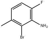 2-溴-6-氟-3-甲基苯胺 结构式