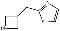 2-(azetidin-3-ylmethyl)-1,3-thiazole 结构式