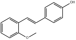 (E)-4-(2-methoxystyryl)phenol 结构式