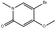 5-bromo-4-methoxy-1-methylpyridin-2(1H)-one 结构式