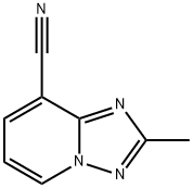 2-methyl-[1,2,4]triazolo[1,5-a]pyridine-8-carbonitrile 结构式