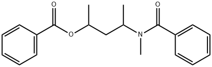 4-(甲氨基)戊-2-醇二苯甲酸酯 结构式