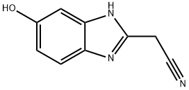 2-(氰基甲基)-5-羟基苯并咪唑 结构式
