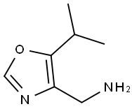 (5-isopropyloxazol-4-yl)methanamine 结构式