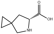 (R)-5-azaspiro[2.4]heptane-6-carboxylic acid 结构式