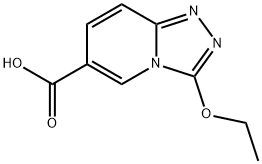 3-ethoxy-[1,2,4]triazolo[4,3-a]pyridine-6-carboxylic acid 结构式