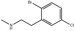 [2-(2-bromo-5-chlorophenyl)ethyl](methyl)amine 结构式