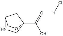 2-oxa-5-azabicyclo[2.2.1]heptane-1-carboxylic acid hydrochloride 结构式