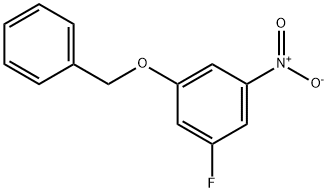 1-(苄氧基)-3-氟-5-硝基苯 结构式