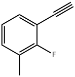 1-Ethynyl-2-fluoro-3-methylbenzene 结构式