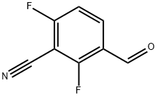 2,6-DIFLUORO-3-FORMYLBENZONITRILE 结构式