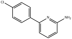 6-(4-氯苯基)吡啶-2-胺 结构式