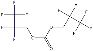 Bis(2,2,3,3,3-pentafluoropropyl) carbonate 结构式