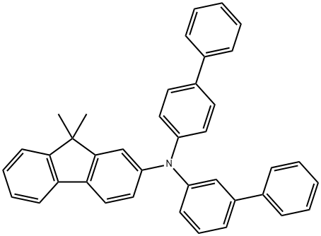 N- [1,1'-联苯] -3-基-N- [1,1'-联苯] -4-基-9,9-二甲基-9H-芴-2 结构式