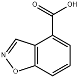 苯并[D]异噁唑-4-羧酸 结构式