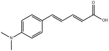 2,4-Pentadienoic acid, 5-[4-(dimethylamino)phenyl]-, (2E,4E)- 结构式