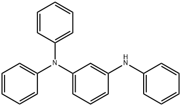 N1,N1,N3-三苯基苯-1,3-二胺 结构式