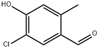 5-氯-4-羟基-2-甲基苯甲醛 结构式