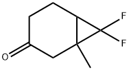 7,7-difluoro-1-methylbicyclo[4.1.0]heptan-3-one 结构式