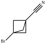 3-bromobicyclo[1.1.1]pentane-1-carbonitrile 结构式